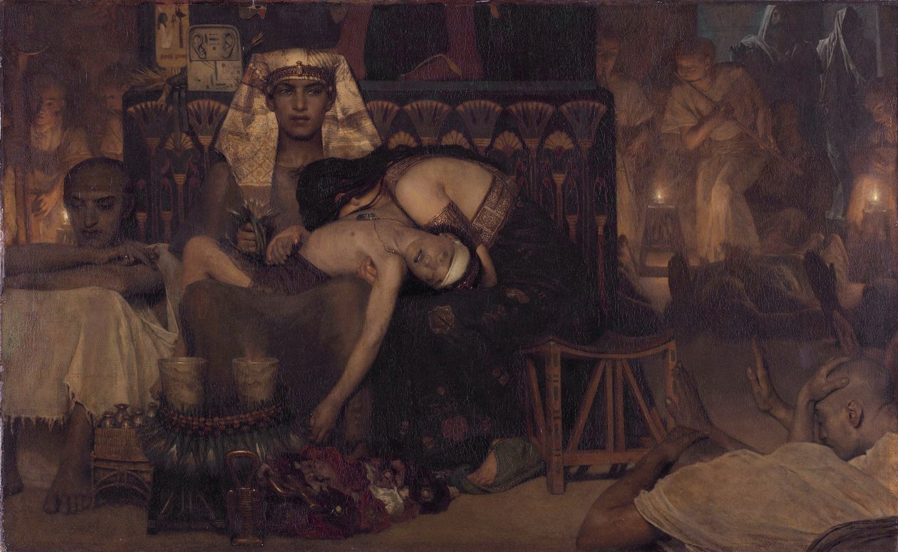 nFaraos førstefødte Ex. 12:29. [2] af Lawrence Alma Tadema