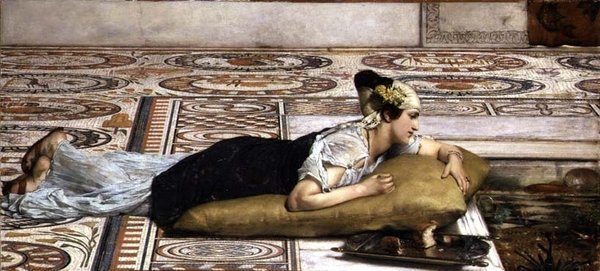 Vand Kæledyr af Lawrence Alma Tadema