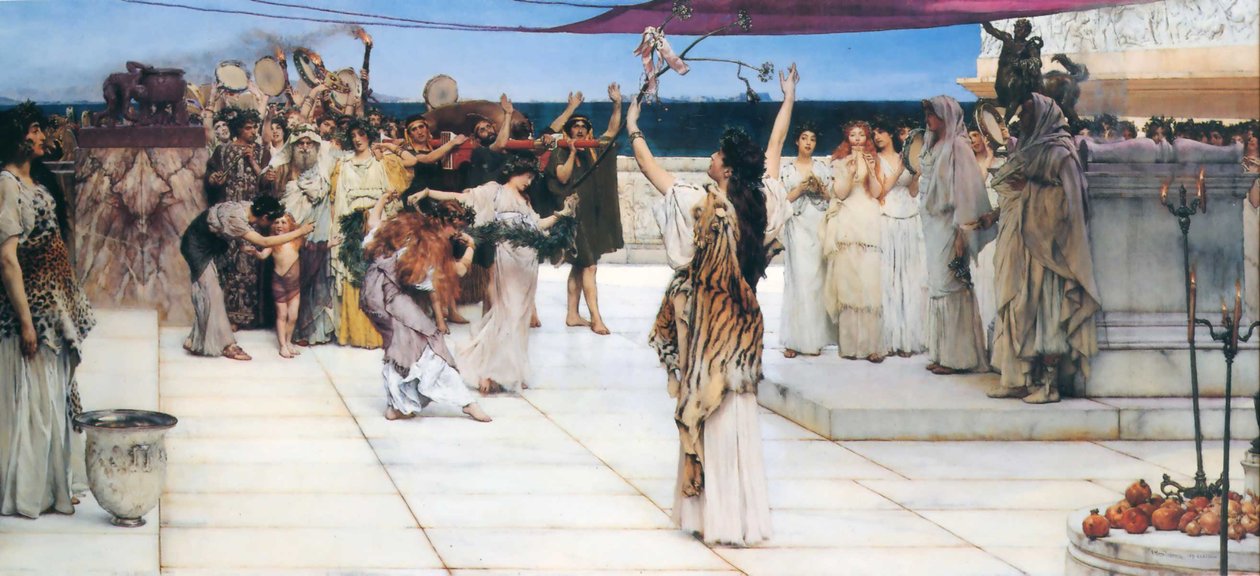 En dedikation til Bacchus af Lawrence Alma Tadema