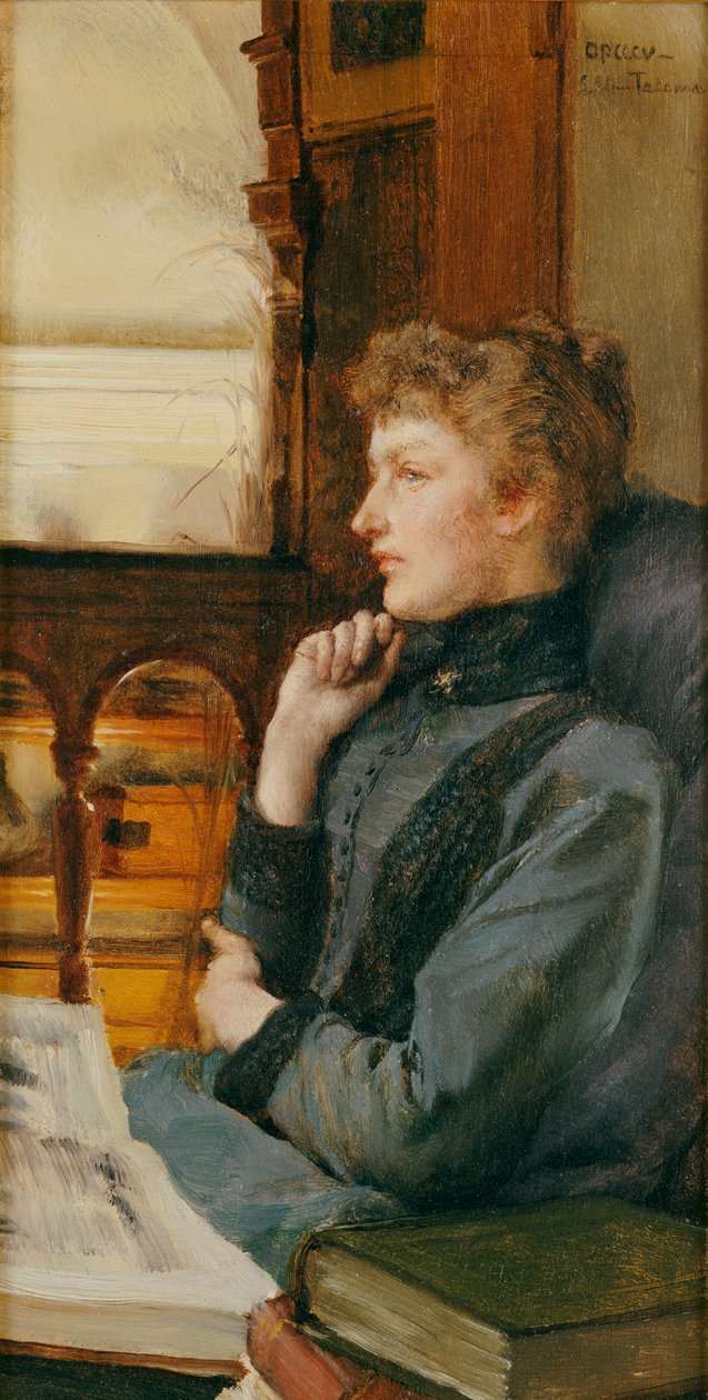 Langt borte tanker, 1890 af Lawrence Alma Tadema