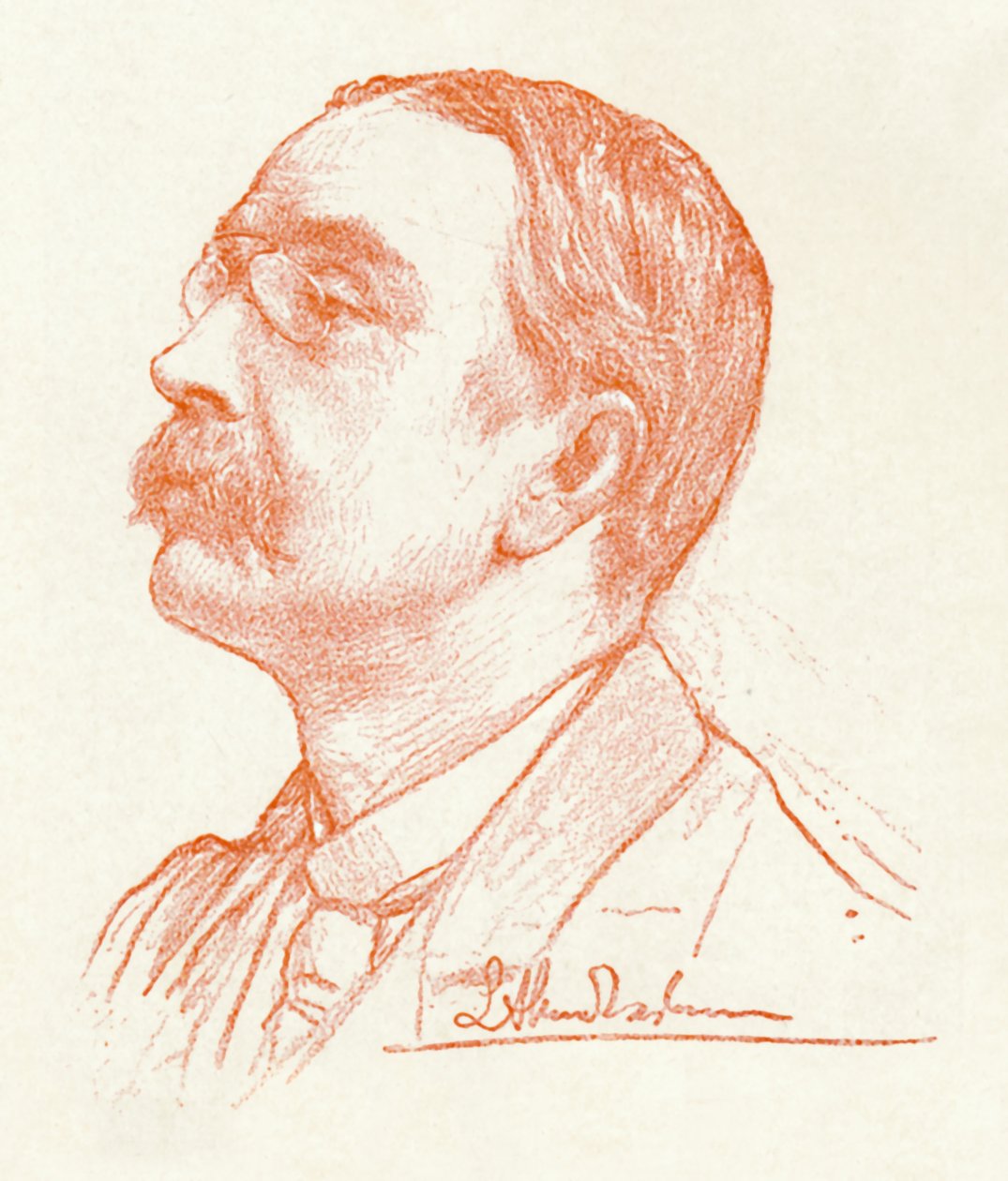 G. H. Boughton, R.A., 1896 af Lawrence Alma Tadema
