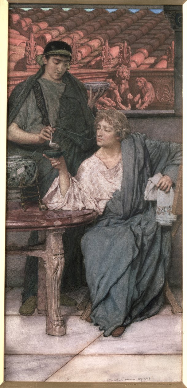De romerske vinsmagere af Lawrence Alma Tadema