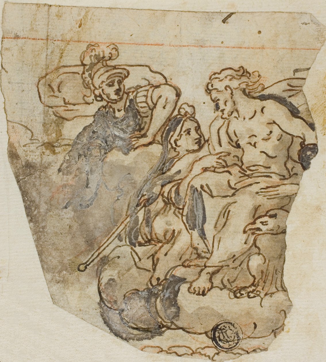Zeus og Psyke af Lazzaro Tavarone