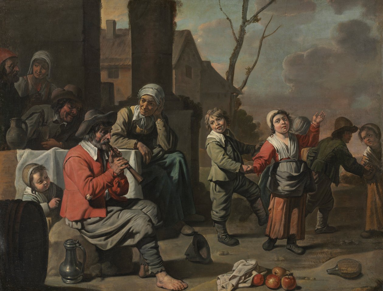 Bondebørn danser, 1650