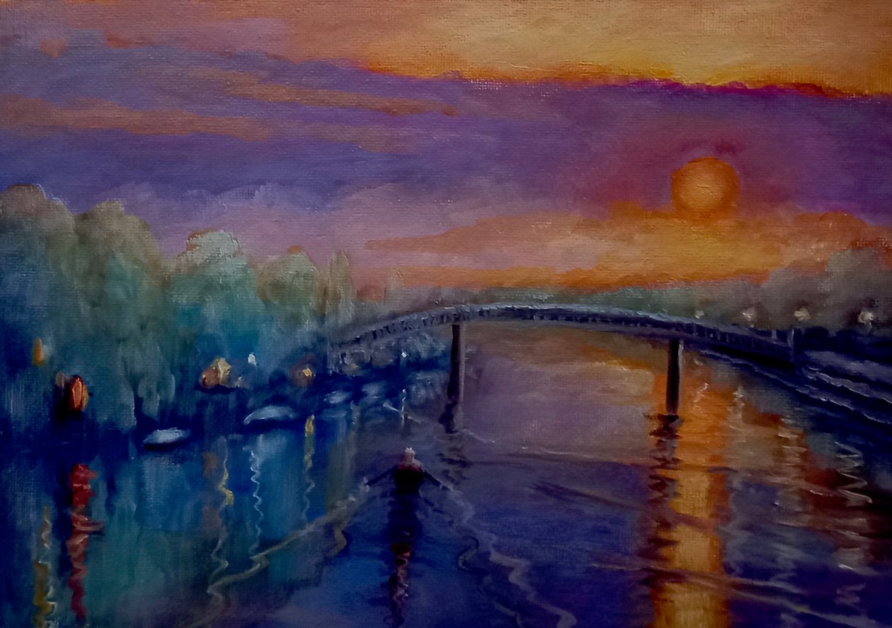 Eel Pie Sunset, 2021 af Lee Campbell