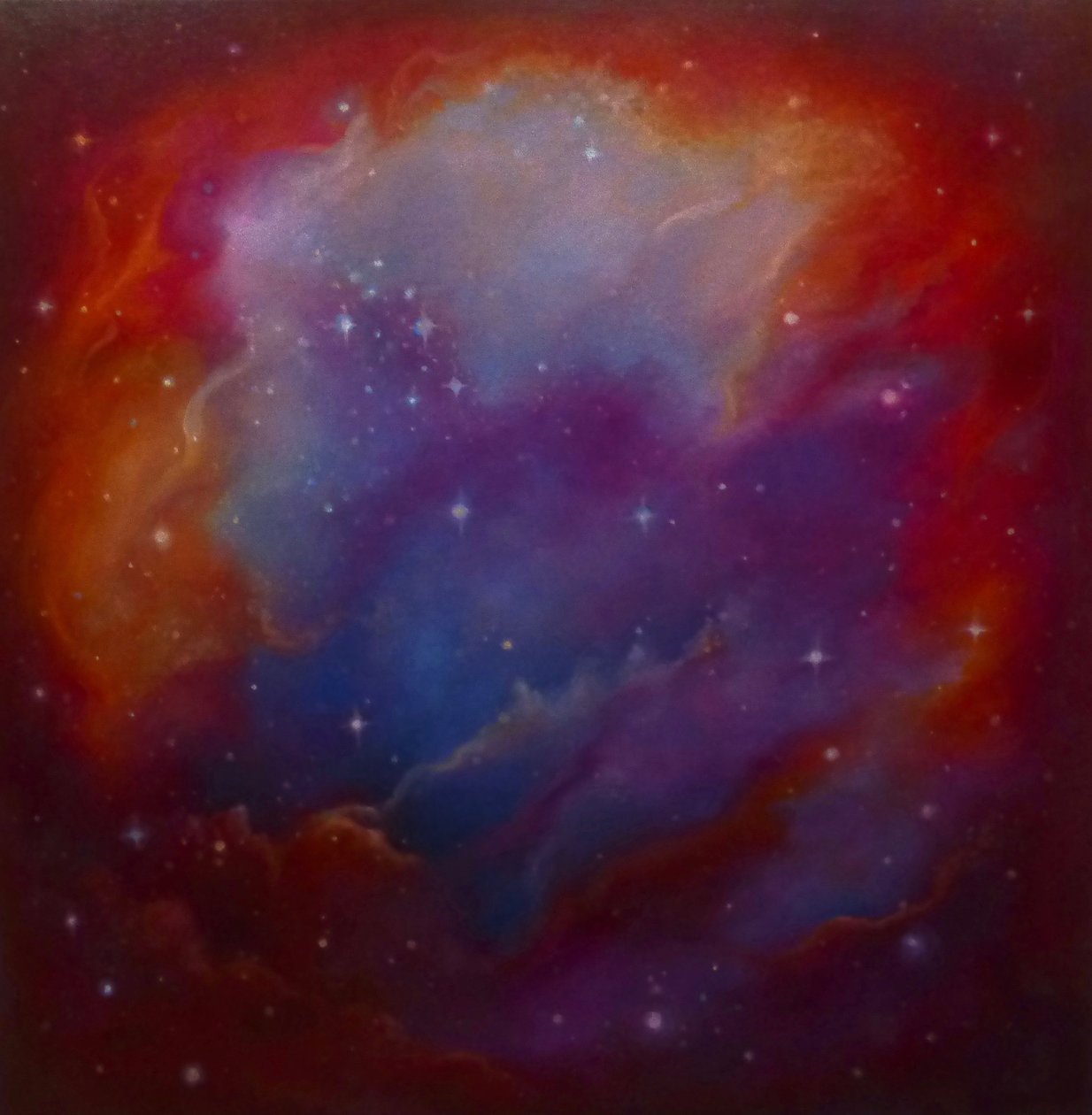 Nebula Carmine, 2023 af Lee Campbell