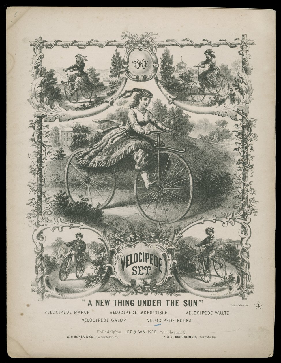 The Velocipede Set, n. 1770-1959 (painettu) af Lee & Walker