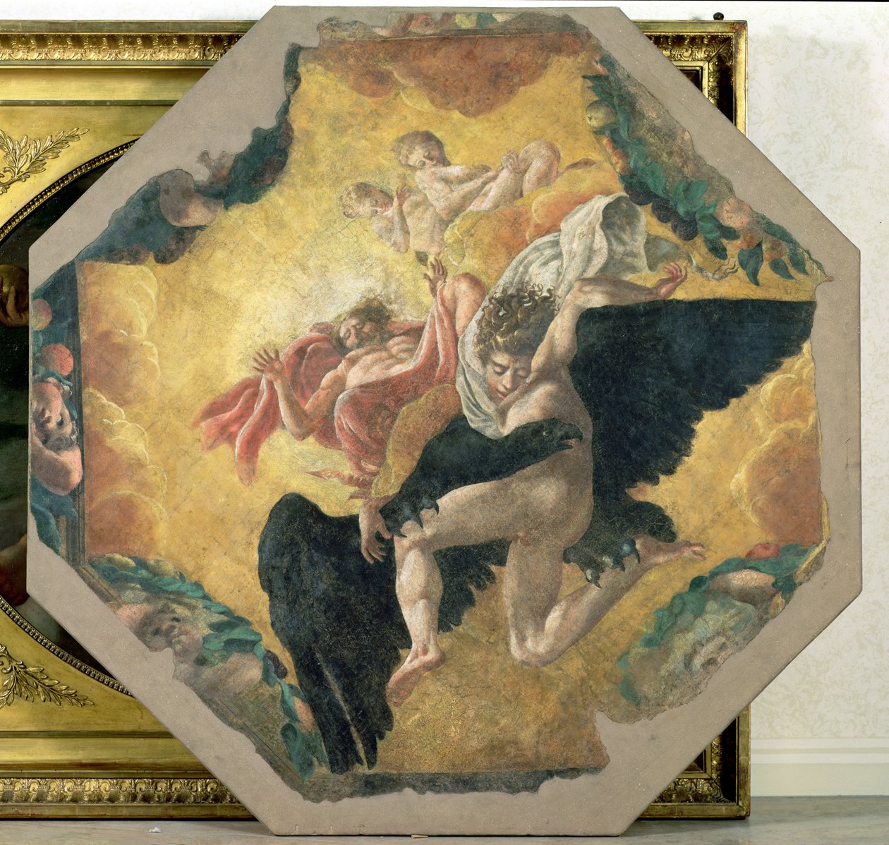 Voldtægt af Ganymedes af Lelio Orsi da Novellara