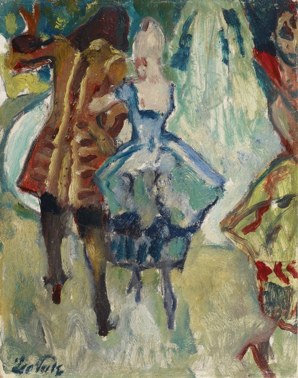 Havefest, studie af Leo Putz