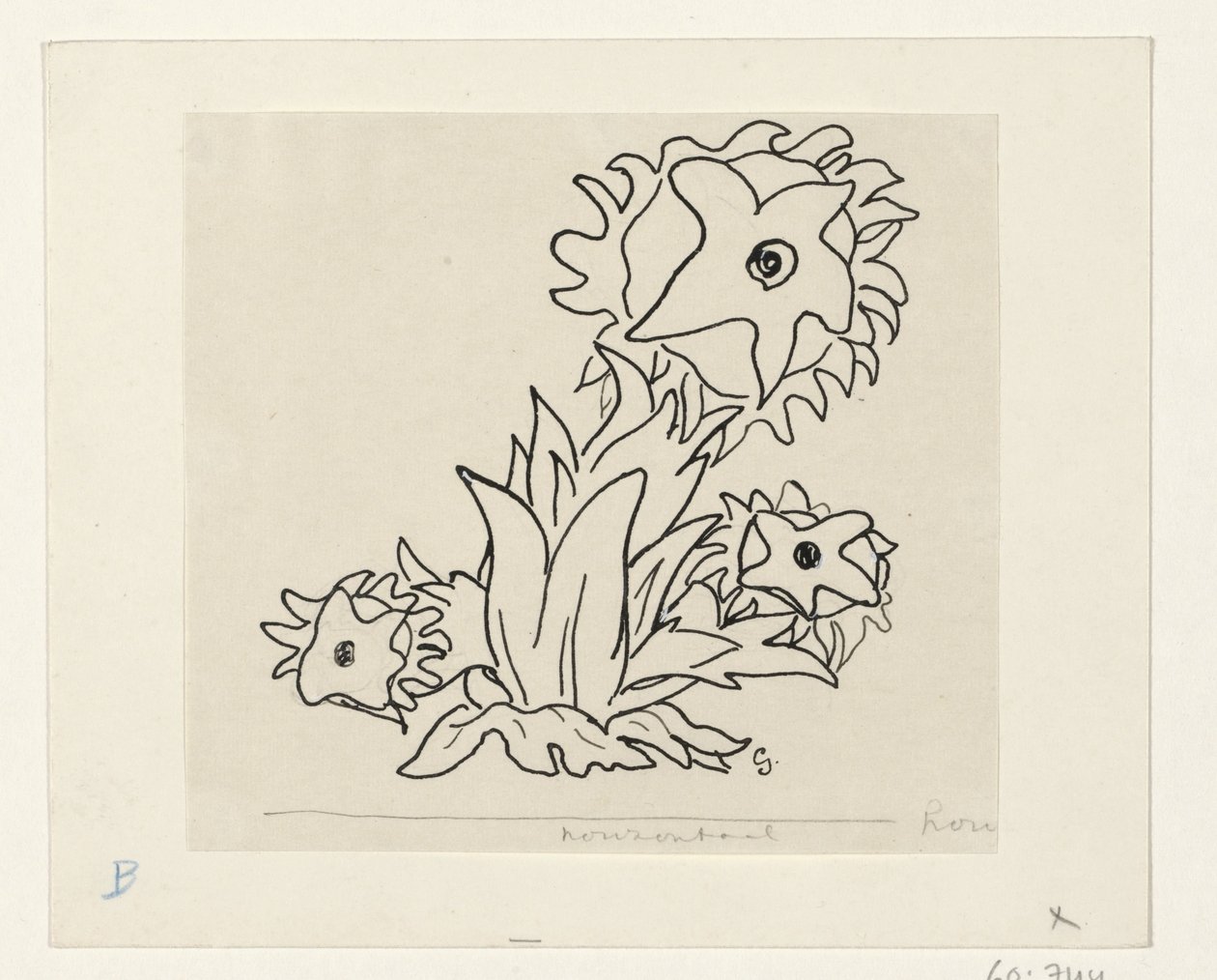 Blomster af Leo Gestel (signed by artist)