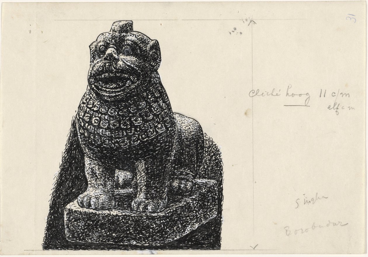 Billede af en løve af Leo Gestel