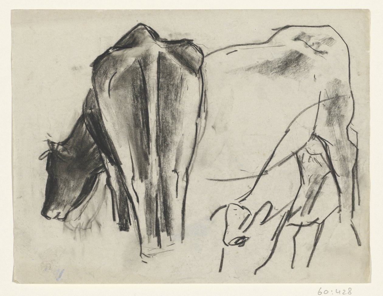 Tre køer af Leo Gestel