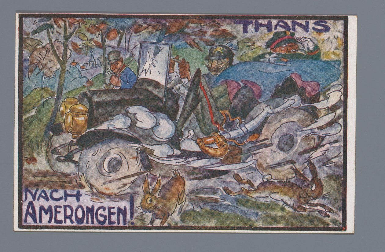 Nu, Nach Amerongen! (titel på objekt) af Leo Gestel