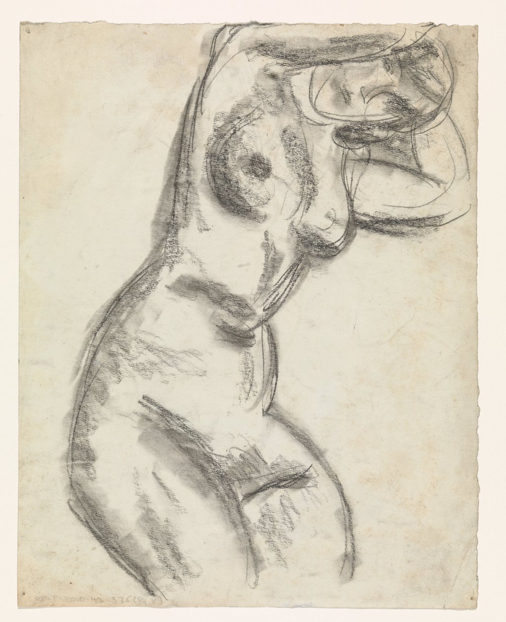 kvindelig nøgen af Leo Gestel