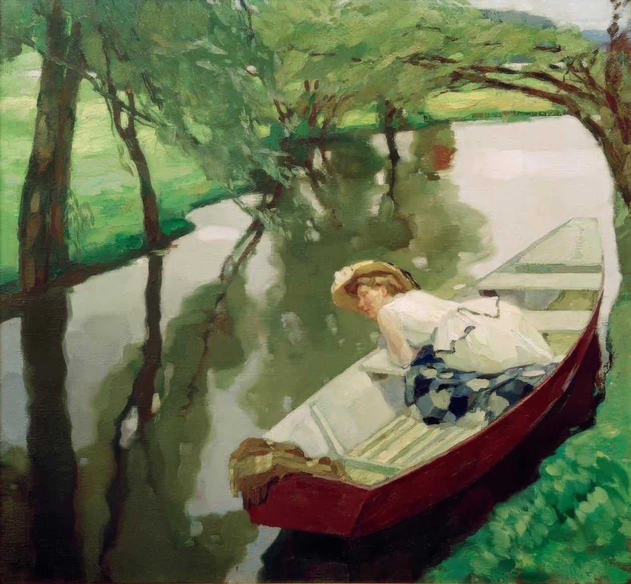 I båden af Leo Putz