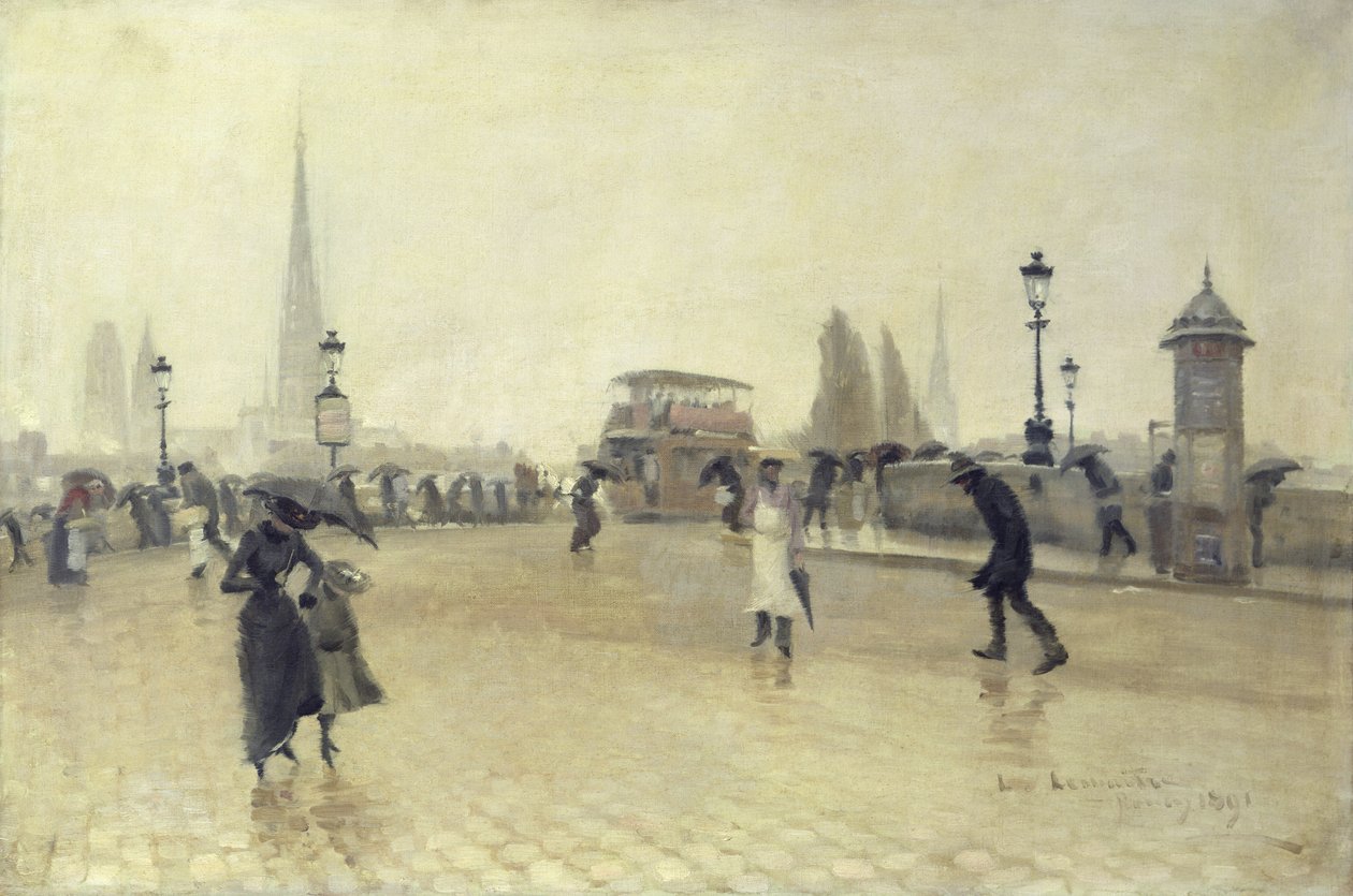 Pont Corneille, Rouen, 1891 af Léon Jules Lemaître