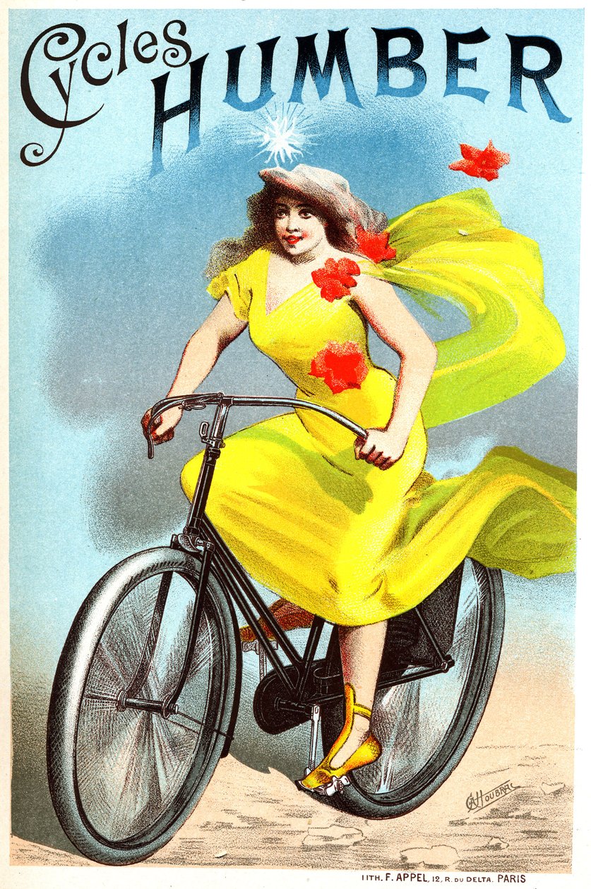 Humbert cykler. Plakat af Choubrac af Leon Choubrac