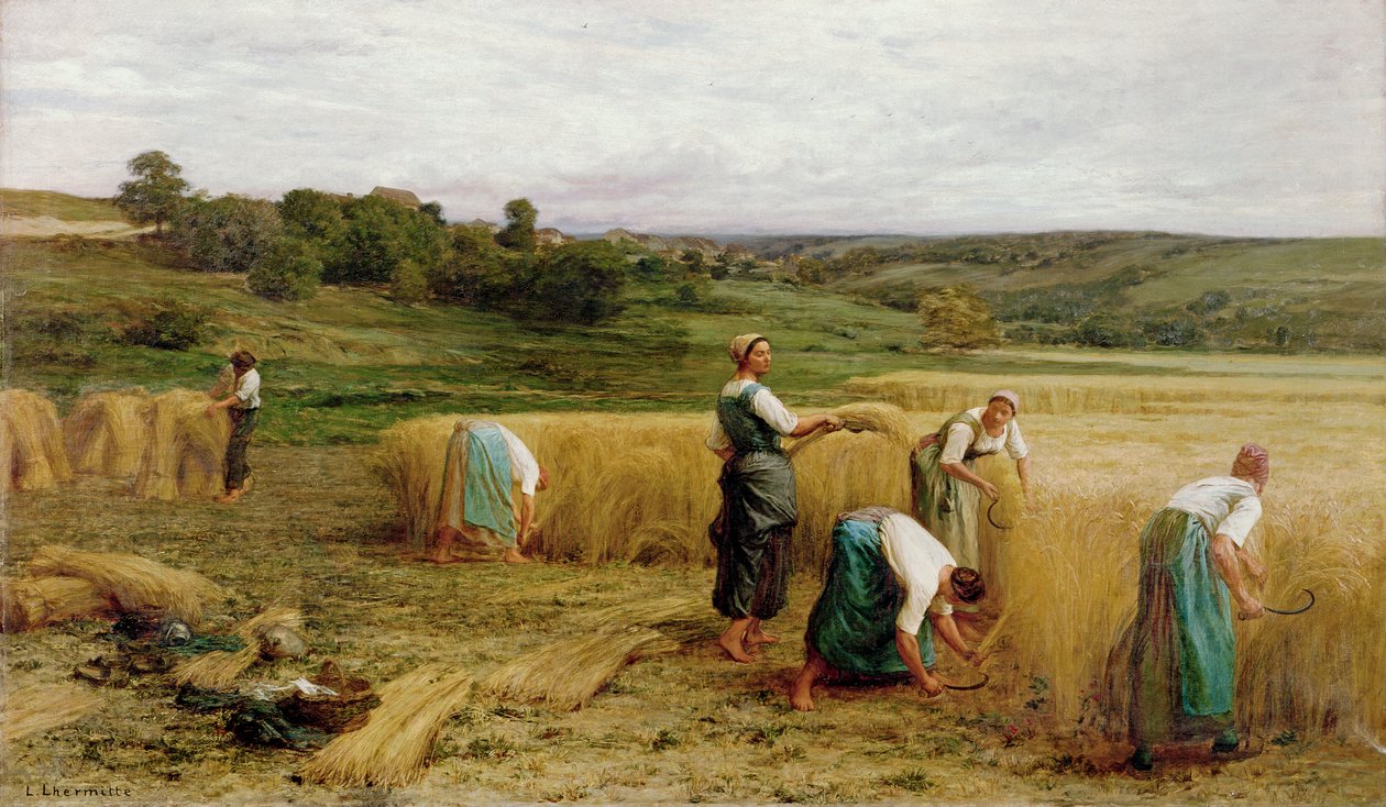 Høst, 1874 af Leon Augustin Lhermitte