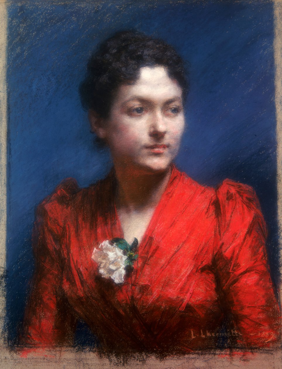 Madame Lambert, 1889 af Leon Augustin Lhermitte
