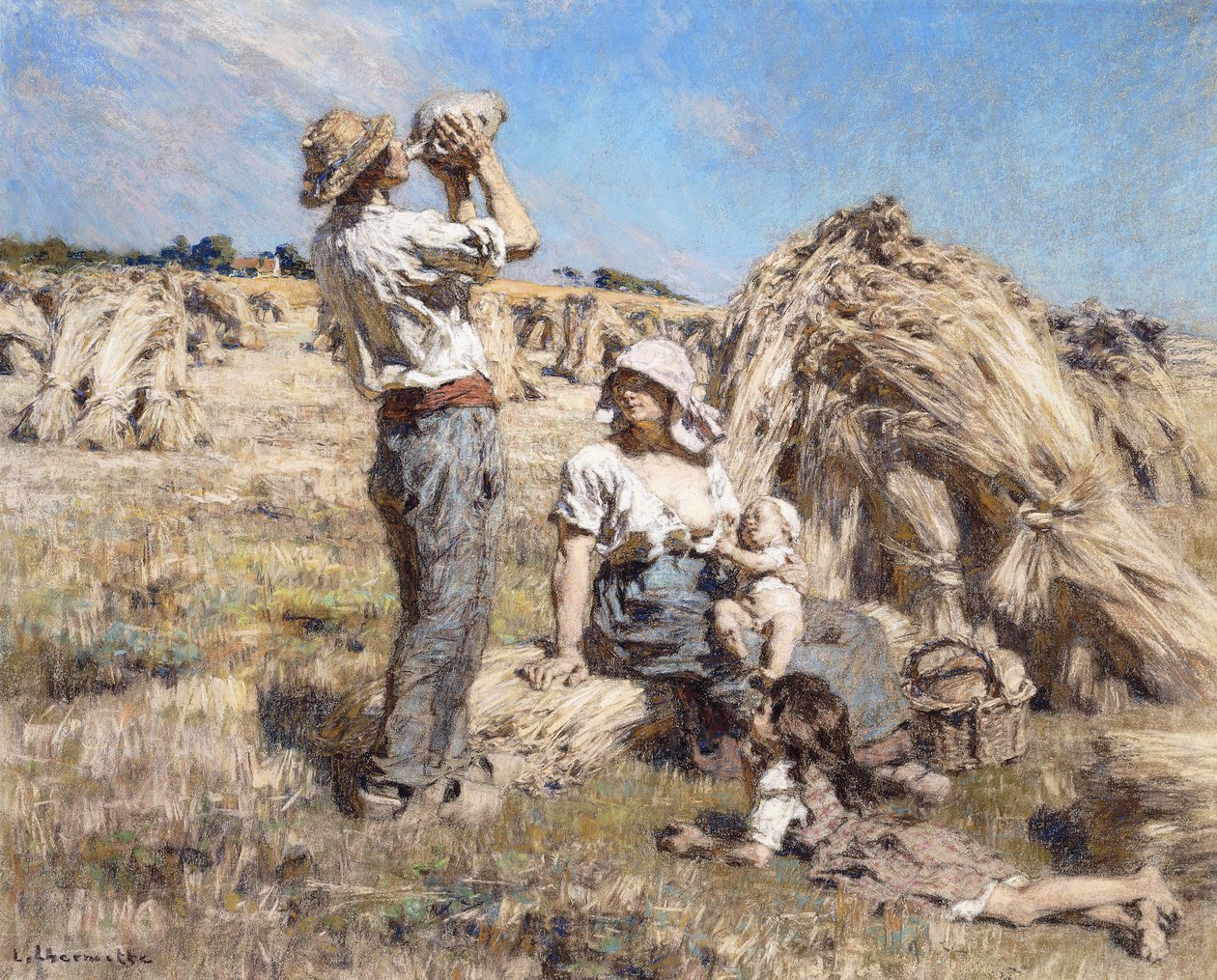 Barsel, af Leon Augustin Lhermitte