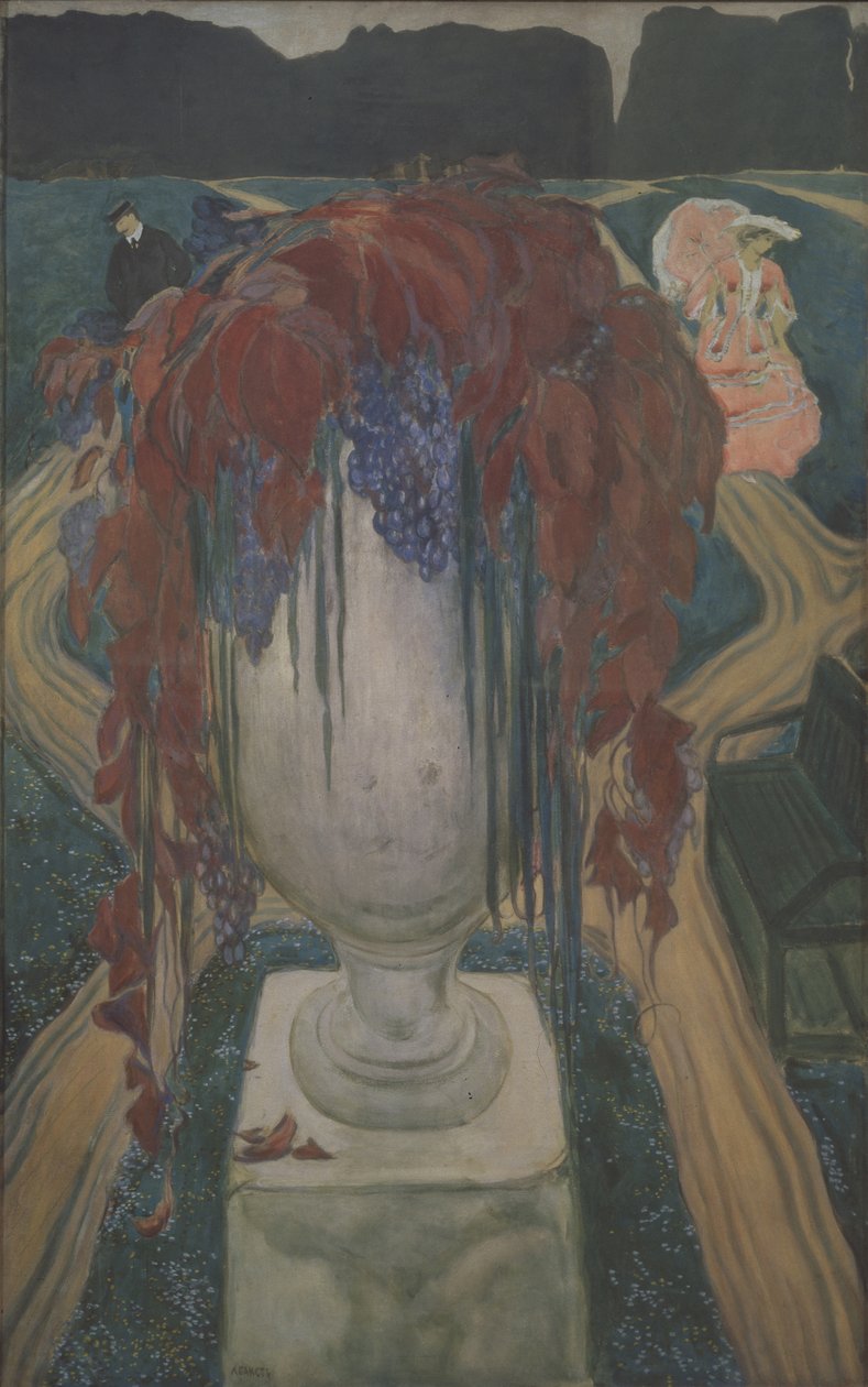 Efterår en vase, 1906 af Leon Bakst