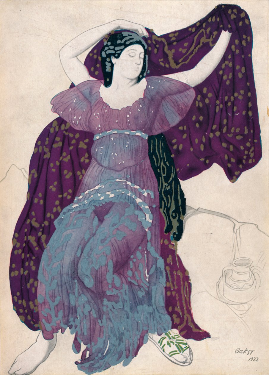 Echo Abandoned, 1922, 1923 af Leon Bakst