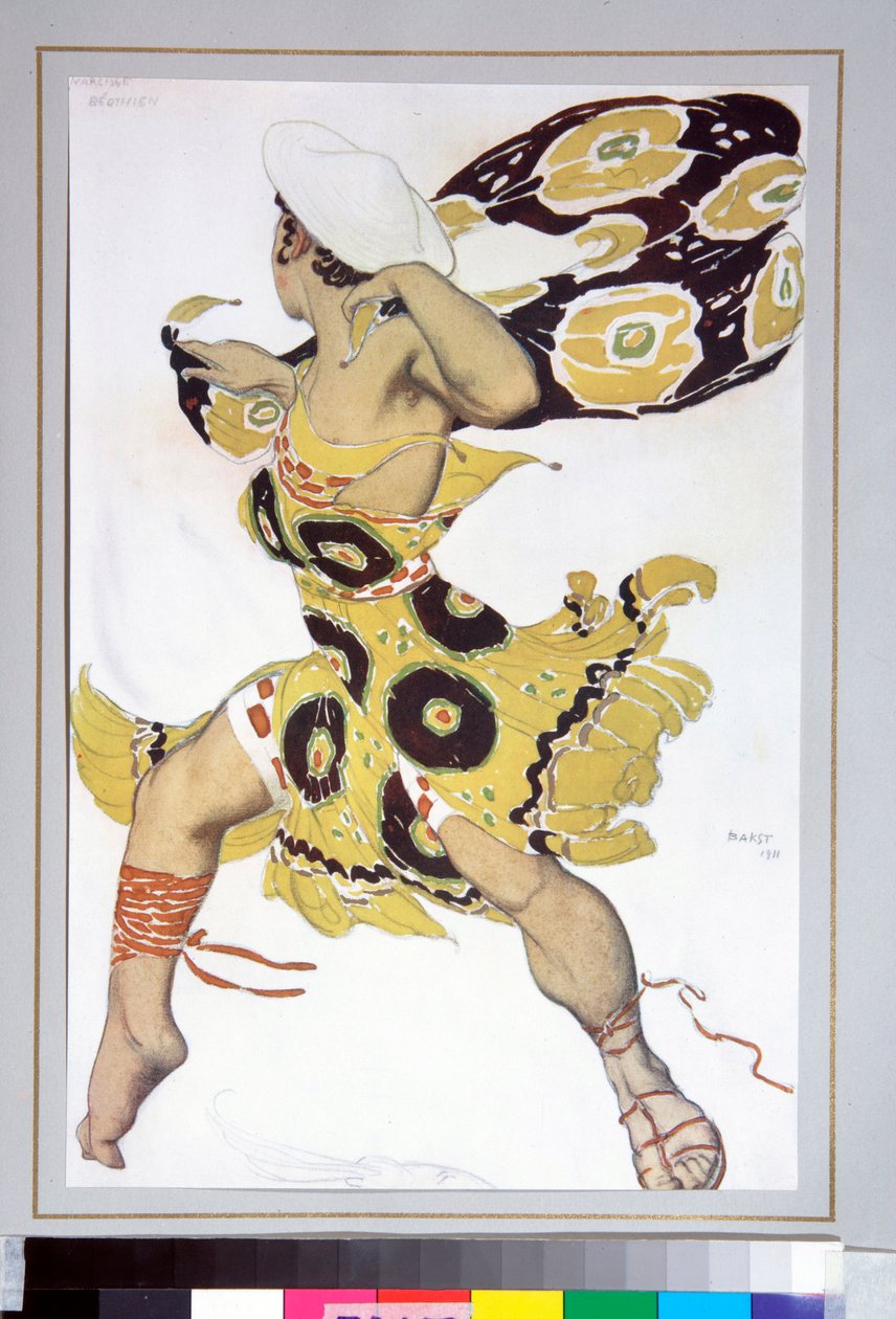 Phobos. Kostume til balletten "Narcissus" af Leon Bakst