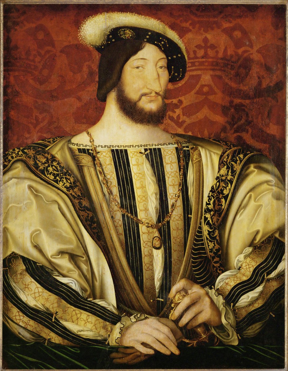 Francois I, konge af Frankrig ... af Léon Cogniet