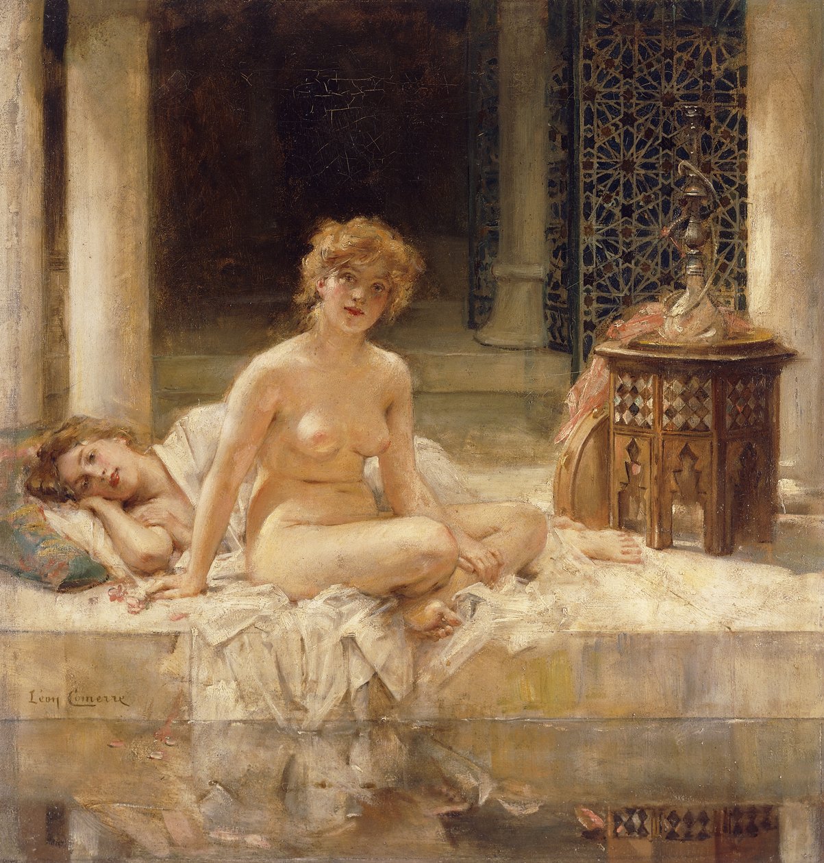 Efter badet, af Leon Francois Comerre