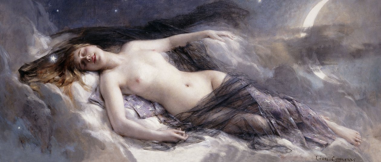 Luna, af Leon Francois Comerre