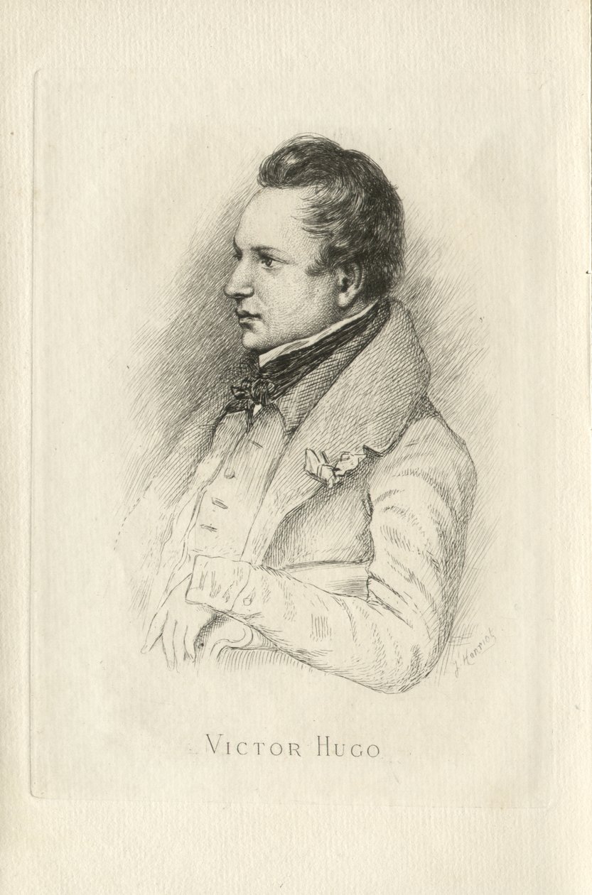 Portræt af Victor Hugo 1802-1885 af Leon Noel