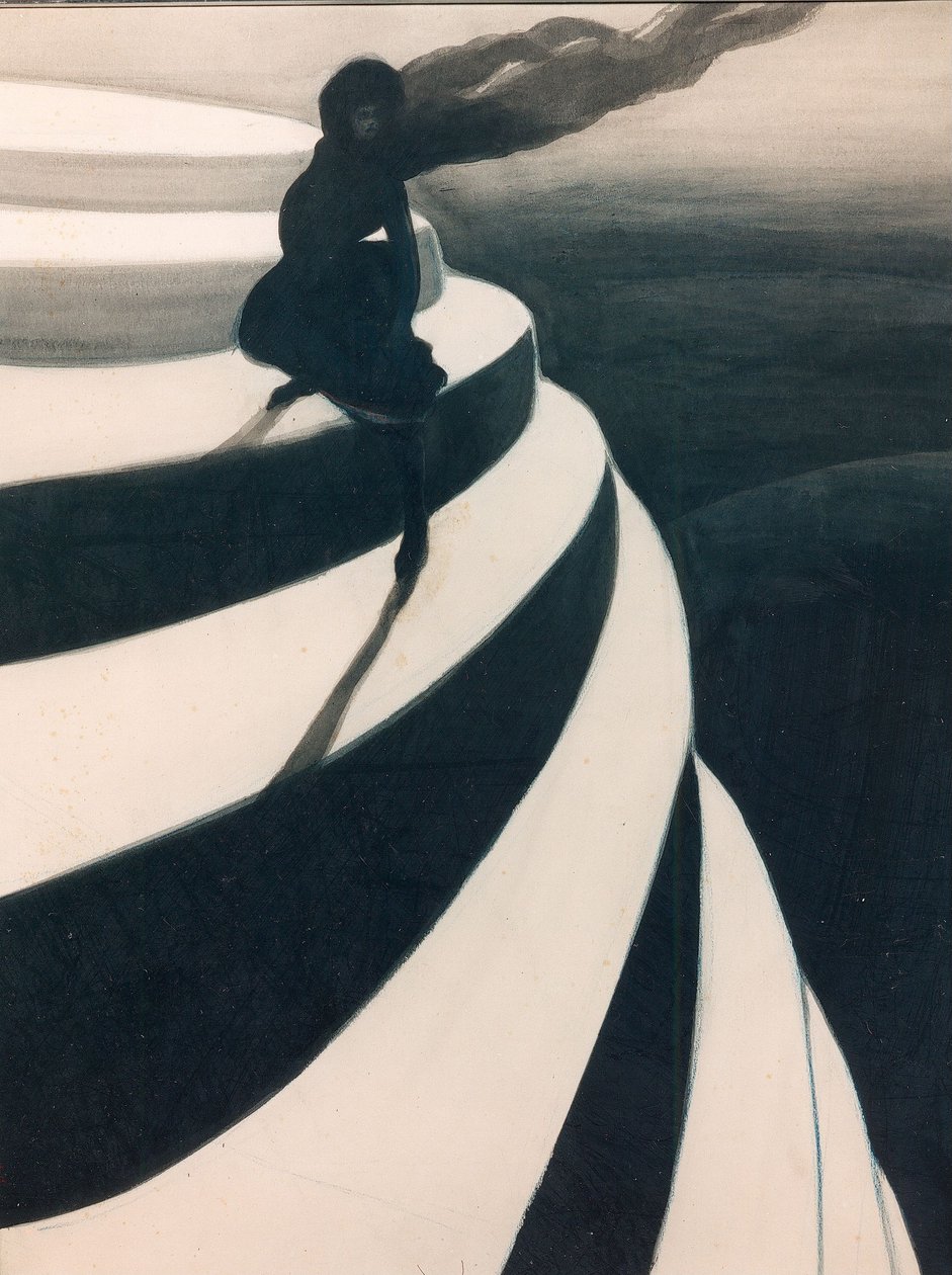 Svimmelhed Vertigo, 1908. af Leon Spilliaert