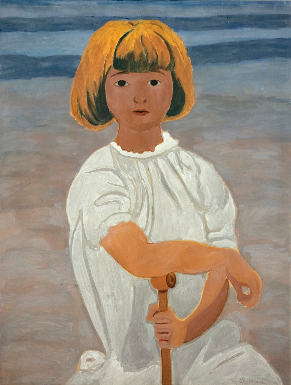 Pige på stranden af Leon Spilliaert