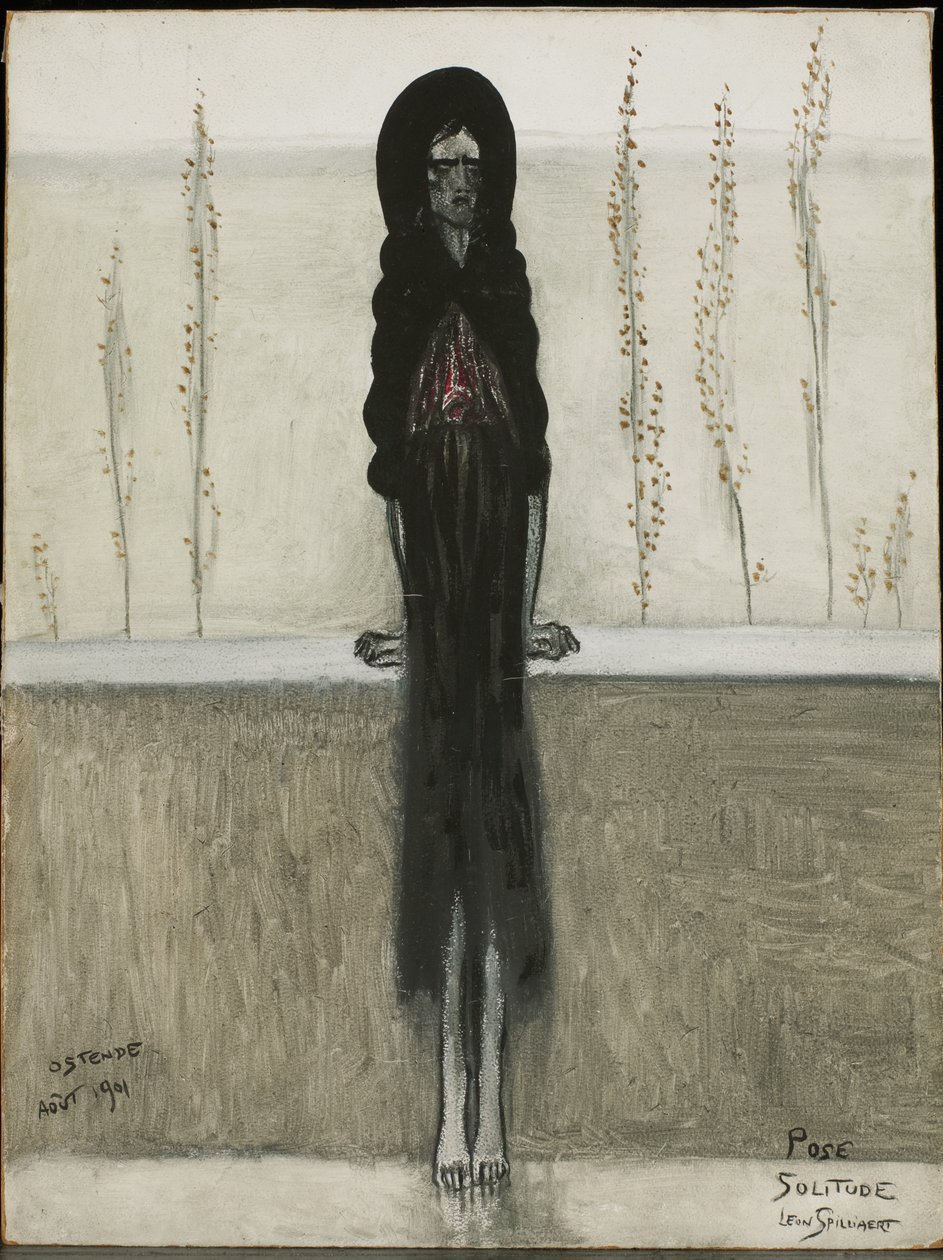 Posering, Ensomhed af Leon Spilliaert