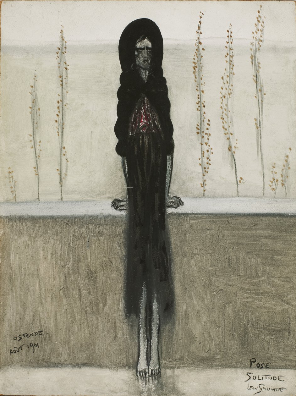 Posering, Ensomhed af Leon Spilliaert