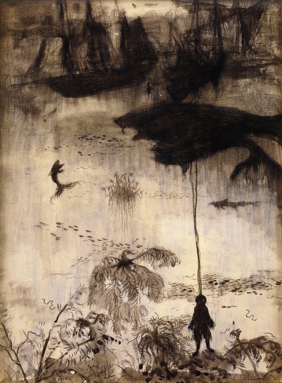 hvaler; Les Baleines - Hvalerne af Leon Spilliaert