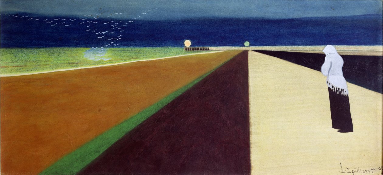 Kvinde på molen af Leon Spilliaert