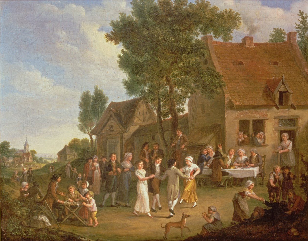 Et landsbybryllup af Léonard Defrance