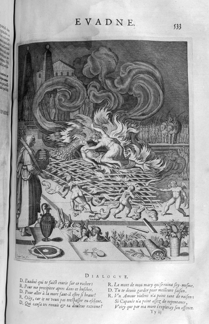 Evadne, 1615 af Leonard Gaultier