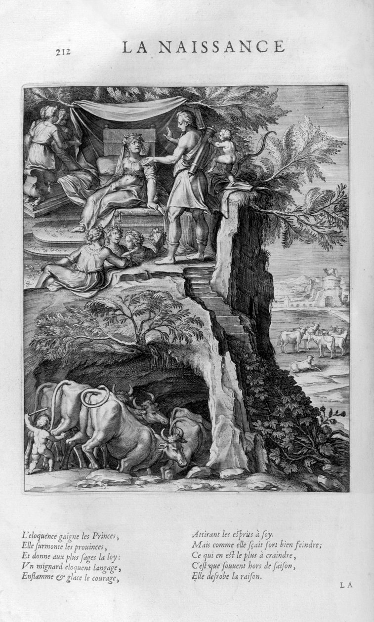 Fødslen, 1615 af Leonard Gaultier