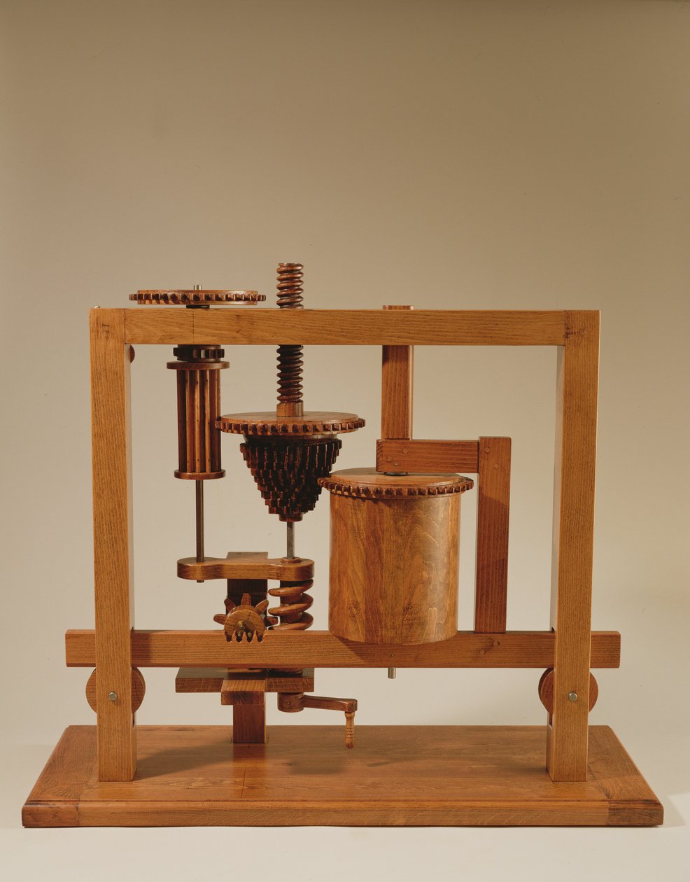 Rekonstruktion af da Vincis design til en stabilisator (træ og metal) af Leonardo da Vinci