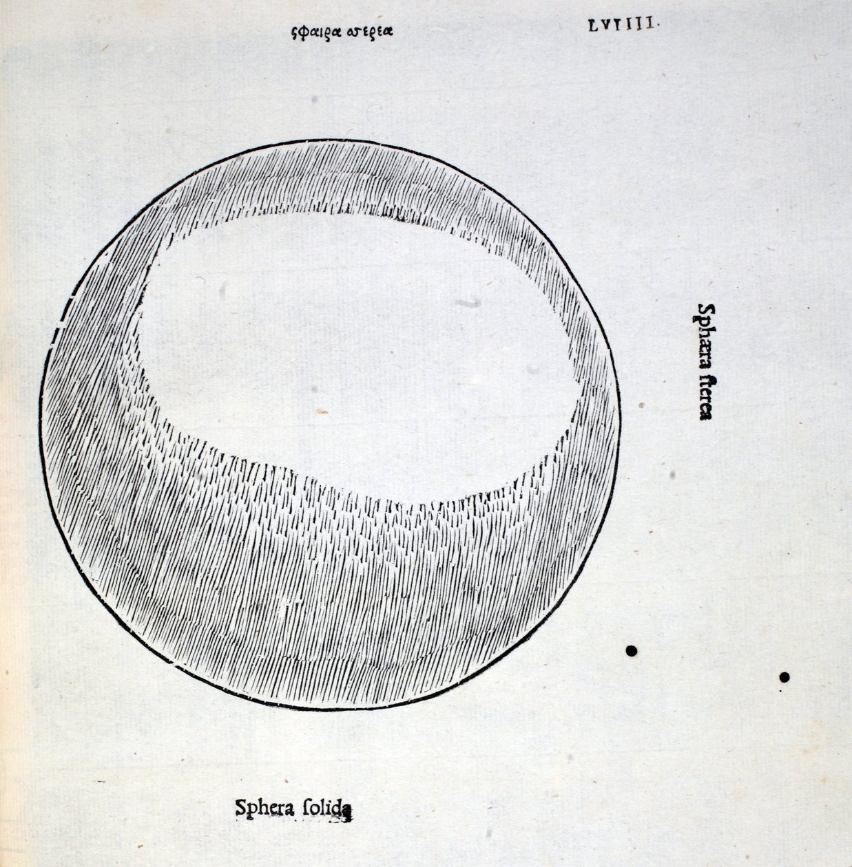 Sphera solida, illustration fra "Divina Proportione" af Luca Pacioli (ca. 1445-1517), oprindeligt udgivet. Venedig, 1509 af Leonardo da Vinci