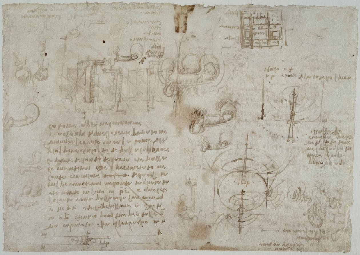 Undersøgelser af vands bølgebevægelse, ... af Leonardo da Vinci