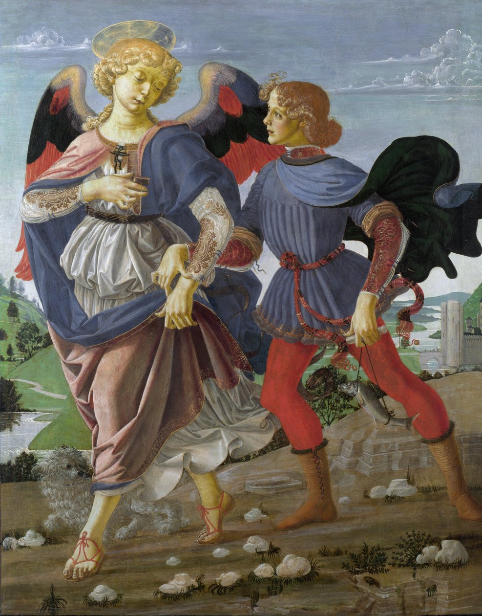 Tobias og englen af Leonardo da Vinci