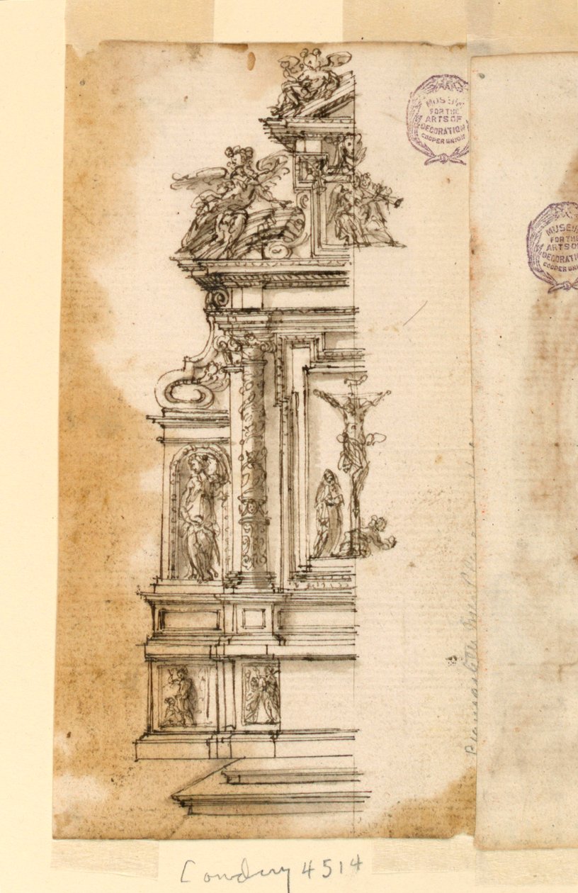 Design til et alter af Leonardo Scaglia