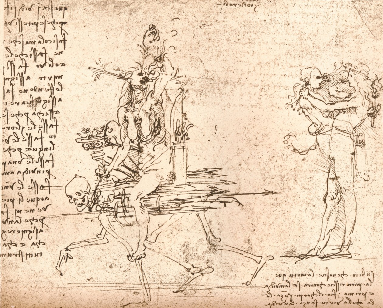 Allegorisk komposition, c1472-c1519 1883 af Leonardo da Vinci