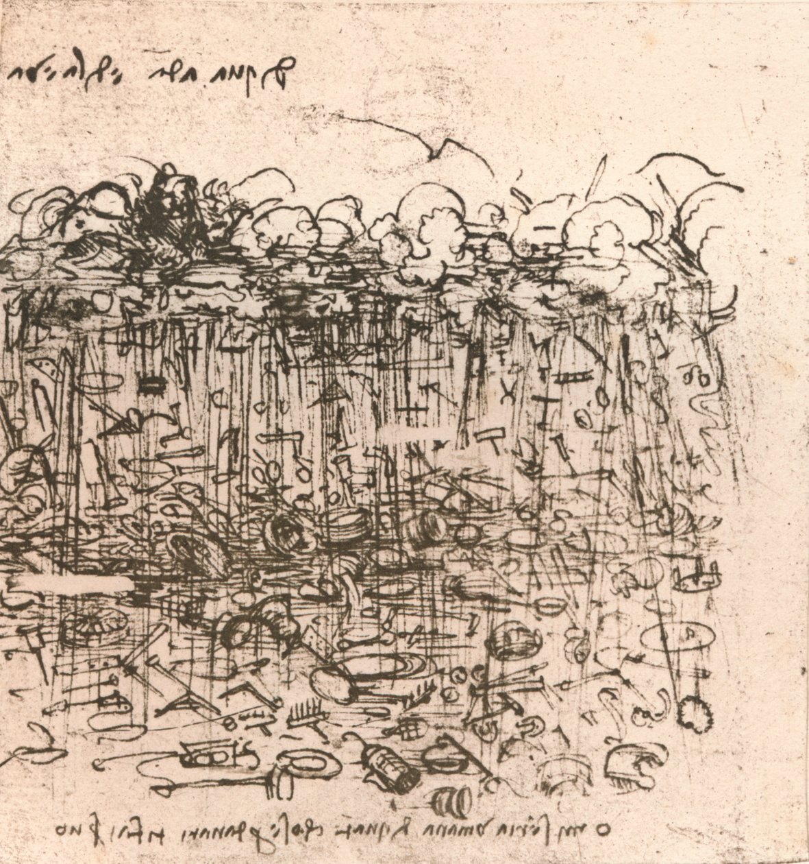 Emblematisk repræsentation, c1472-c1519 1883 af Leonardo da Vinci
