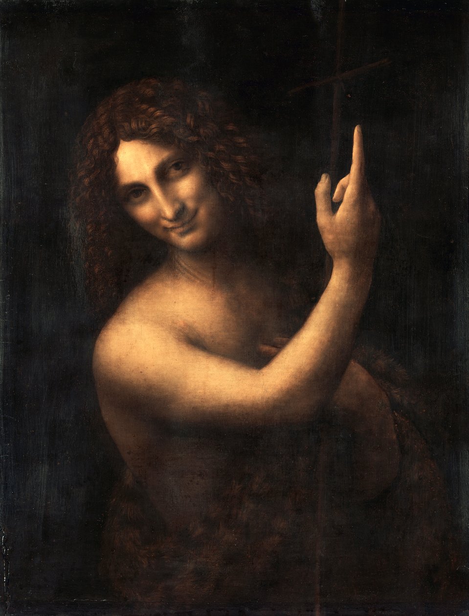 Johannes Døberen, 1513-1516 af Leonardo da Vinci