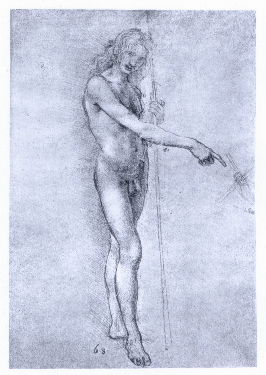 Johannes Døberen, c1478. af Leonardo da Vinci