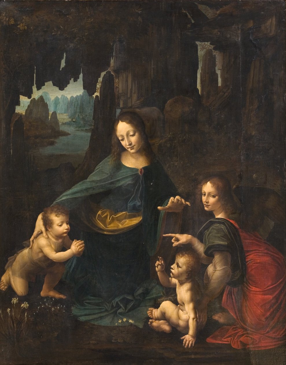 The Virgin of the Rocks af Leonardo da Vinci